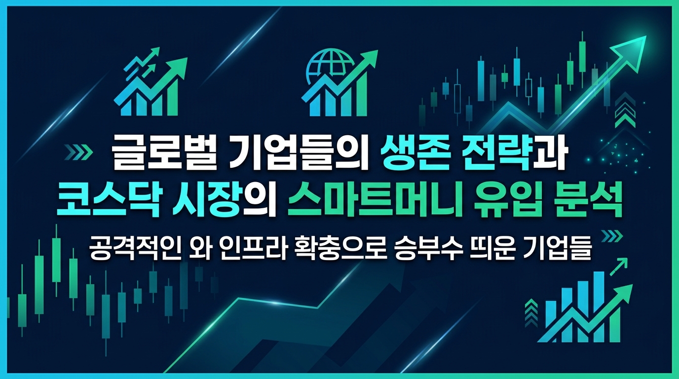 글로벌 기업들의 생존 전략과 코스닥 시장의 스마트머니 유입 분석