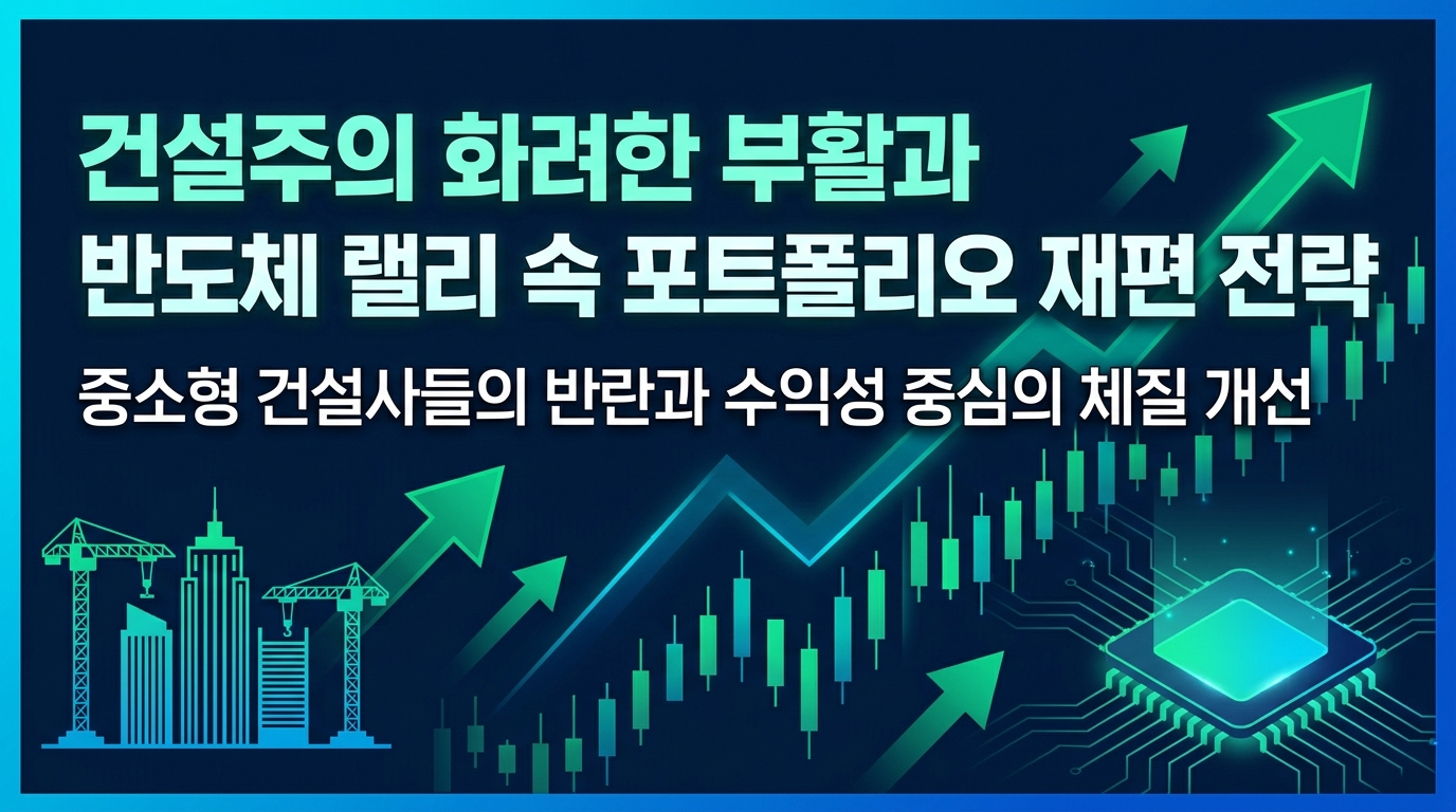 건설주의 화려한 부활과 반도체 랠리 속 포트폴리오 재편 전략