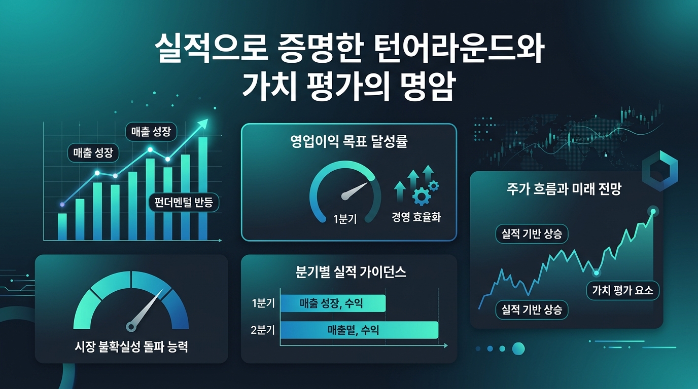 실적으로 증명한 턴어라운드와 가치 평가의 명암