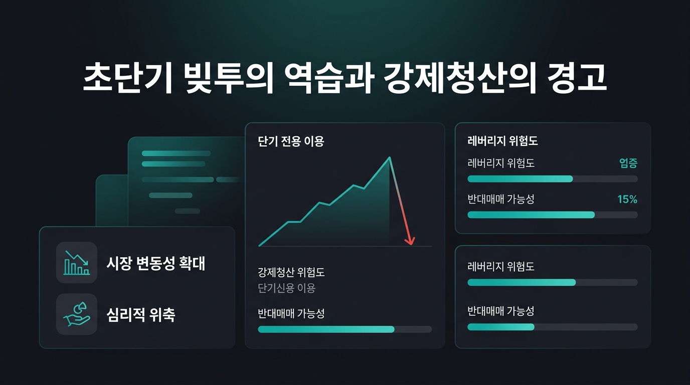 초단기 빚투의 역습과 강제청산의 경고