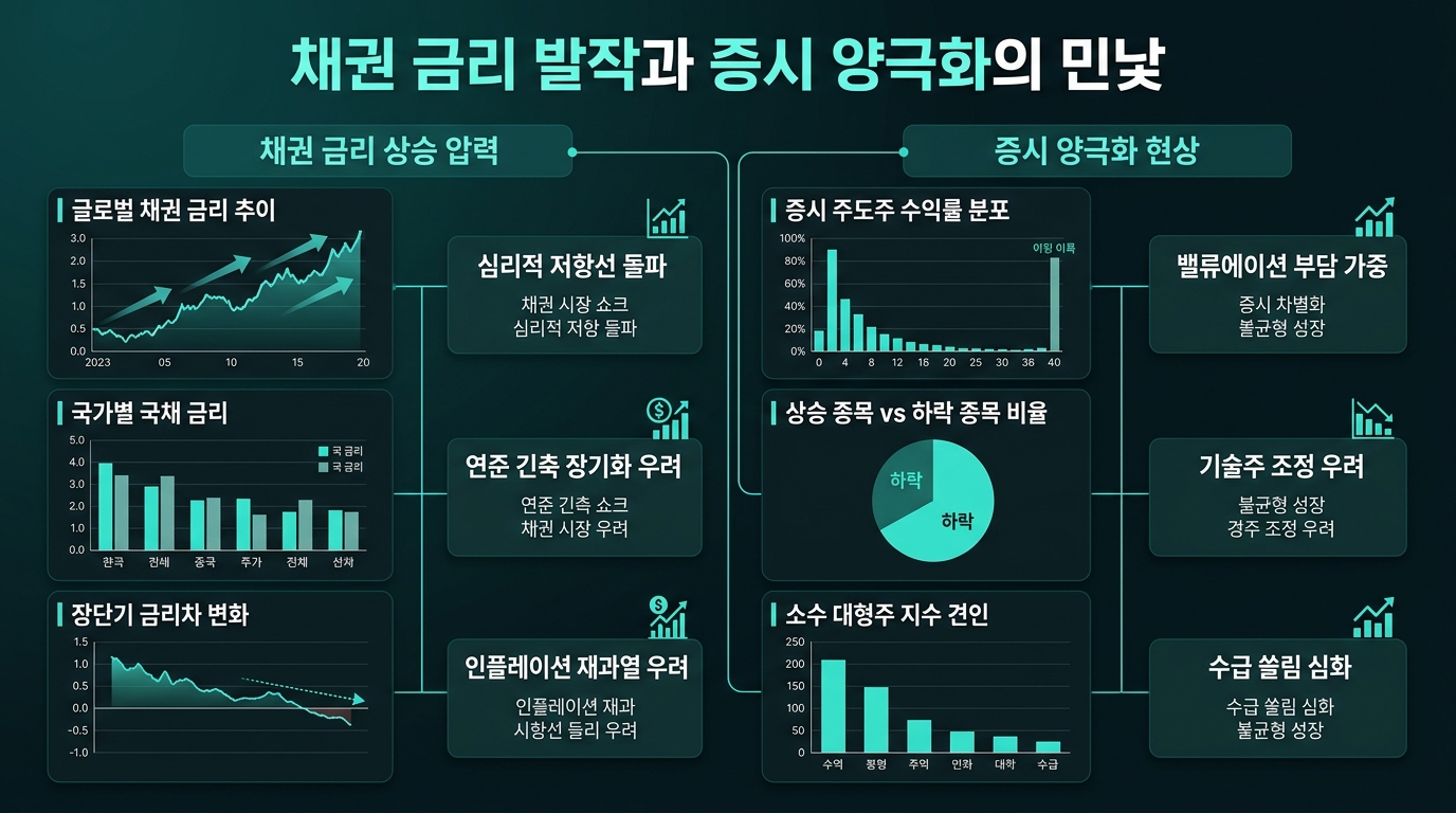 채권 금리 발작과 증시 양극화의 민낯