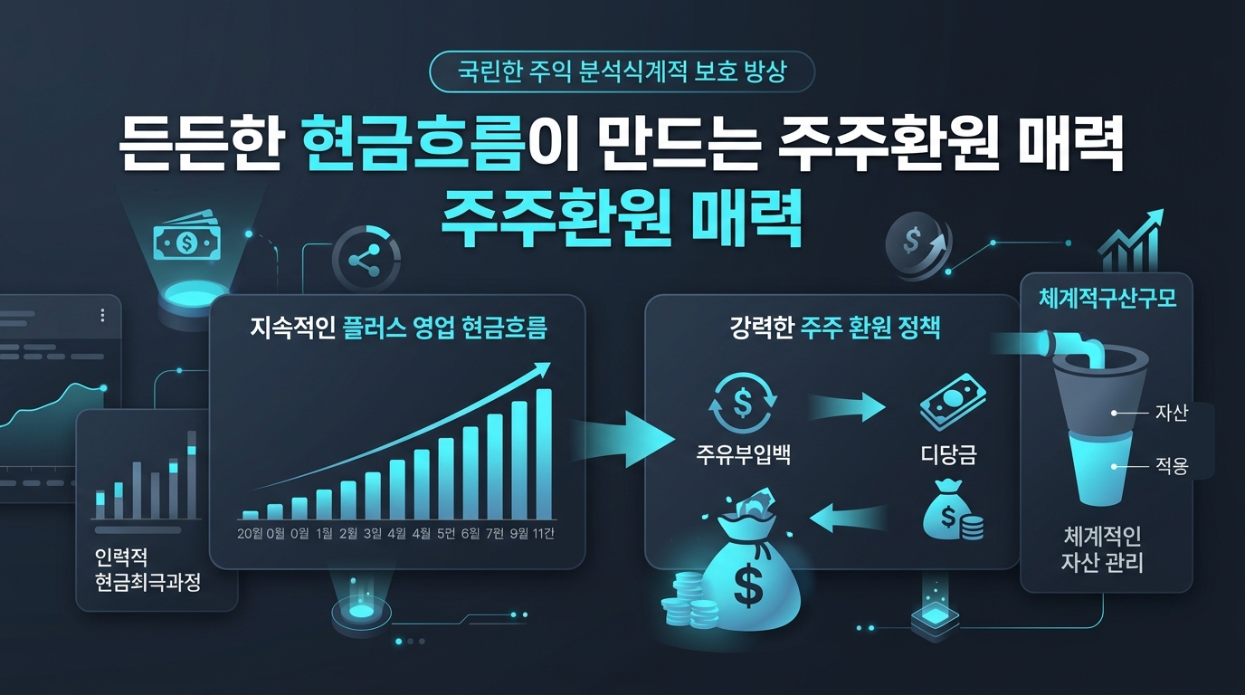 든든한 현금흐름이 만드는 주주환원 매력