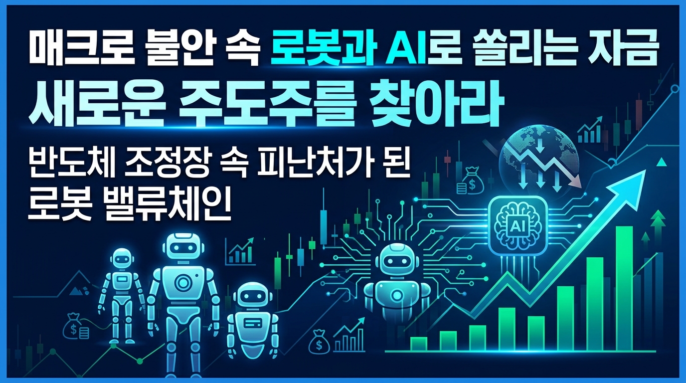 매크로 불안 속 로봇과 AI로 쏠리는 자금 새로운 주도주를 찾아라