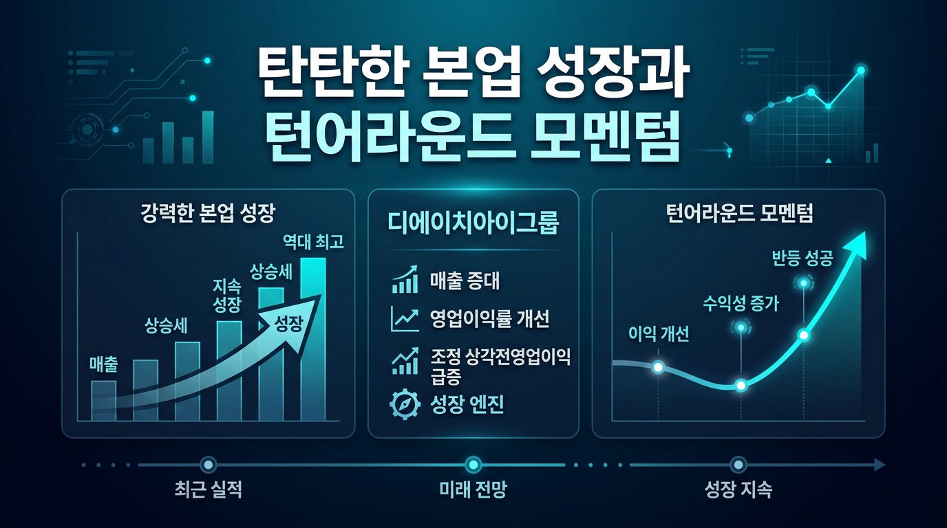 탄탄한 본업 성장과 턴어라운드 모멘텀