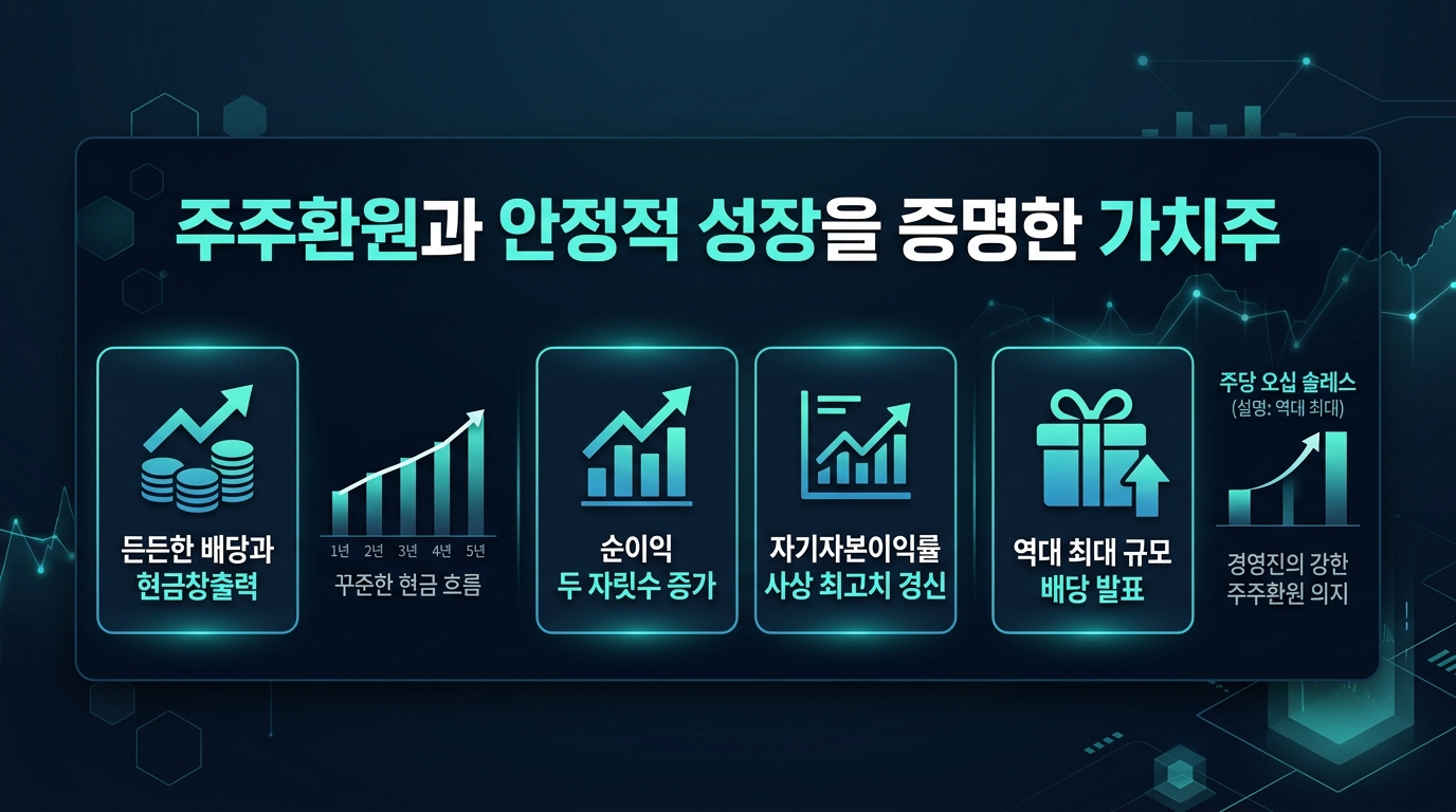 주주환원과 안정적 성장을 증명한 가치주