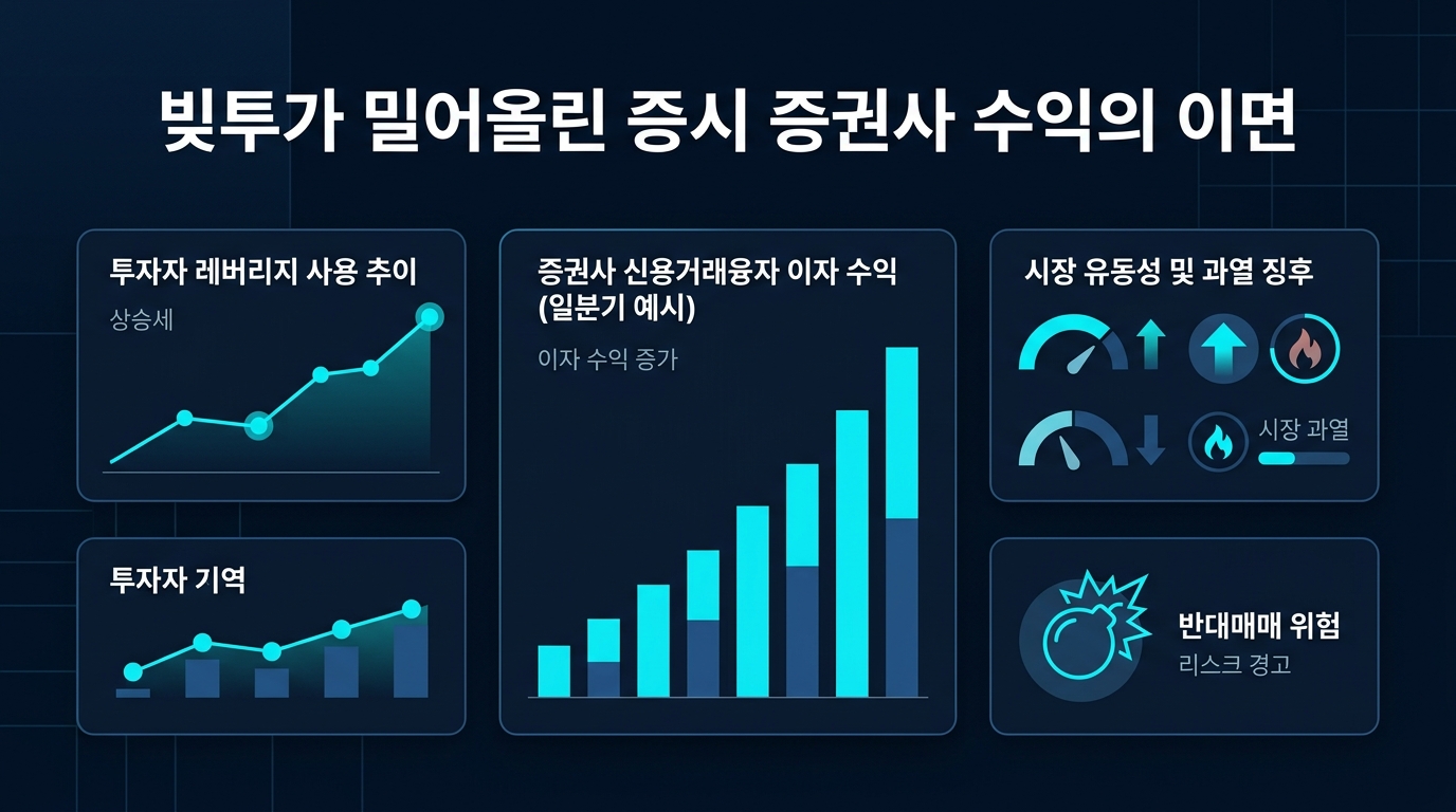 빚투가 밀어올린 증시, 증권사 수익의 이면