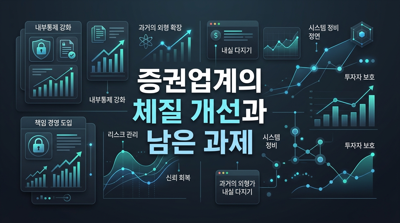 증권업계의 체질 개선과 남은 과제