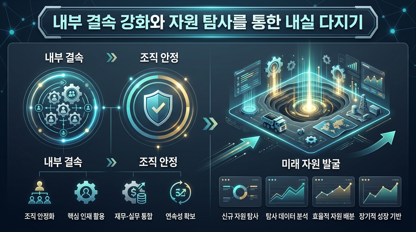내부 결속 강화와 자원 탐사를 통한 내실 다지기