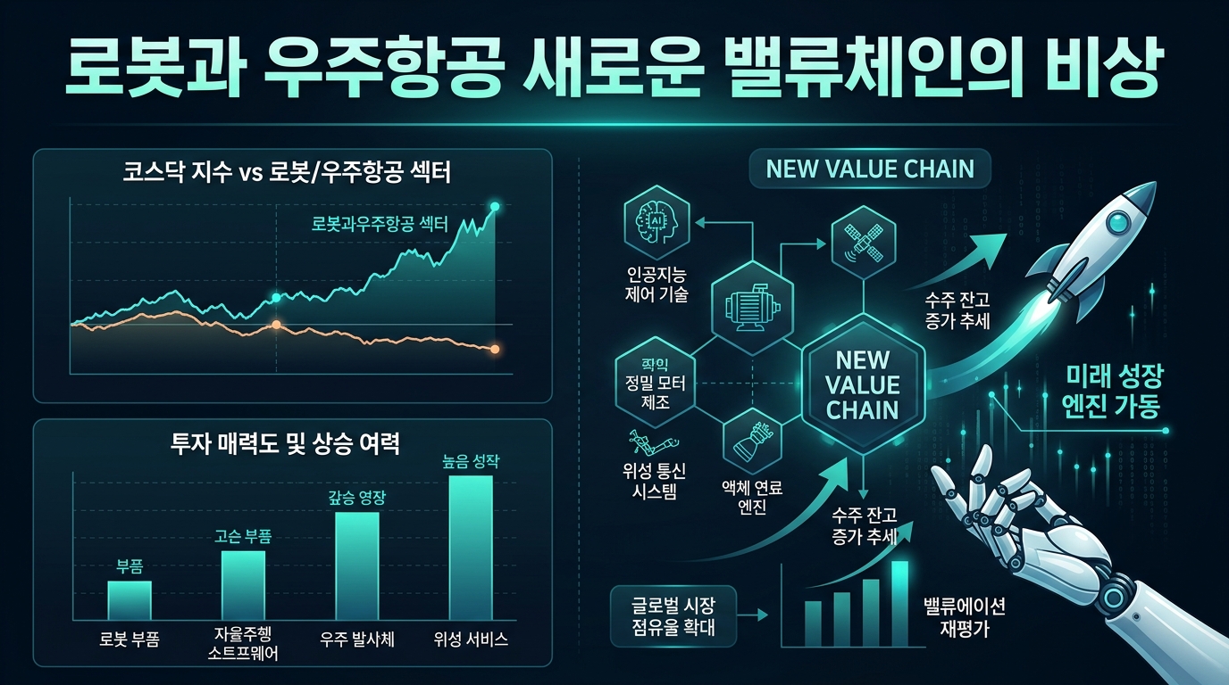 로봇과 우주항공, 새로운 밸류체인의 비상