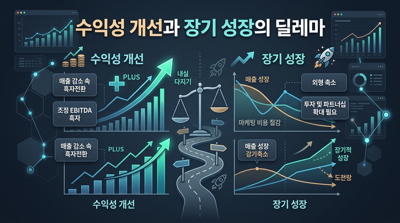 수익성 개선과 장기 성장의 딜레마