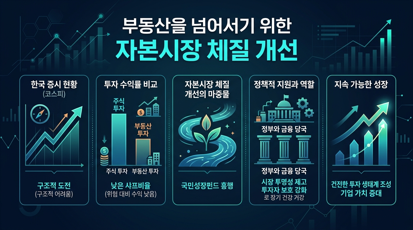 부동산을 넘어서기 위한 자본시장 체질 개선