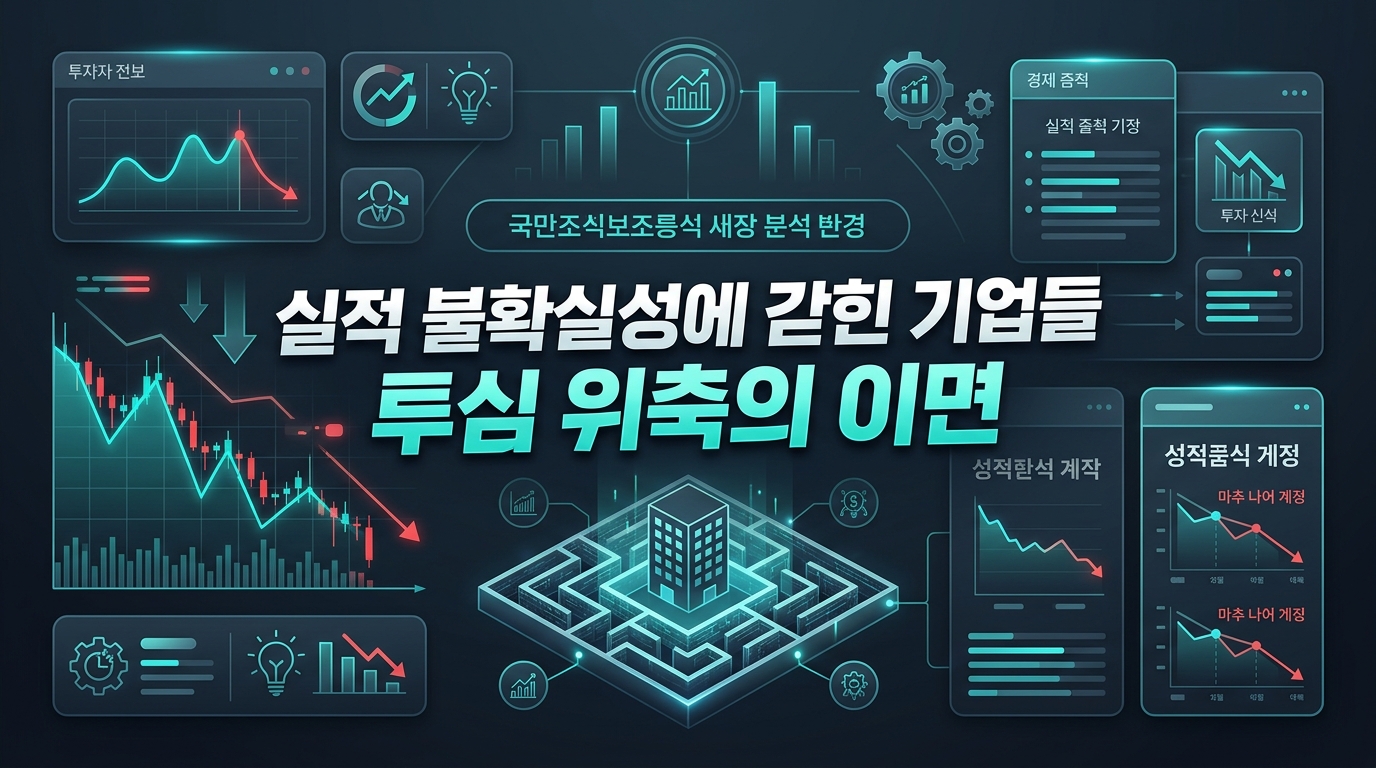 실적 불확실성에 갇힌 기업들, 투심 위축의 이면