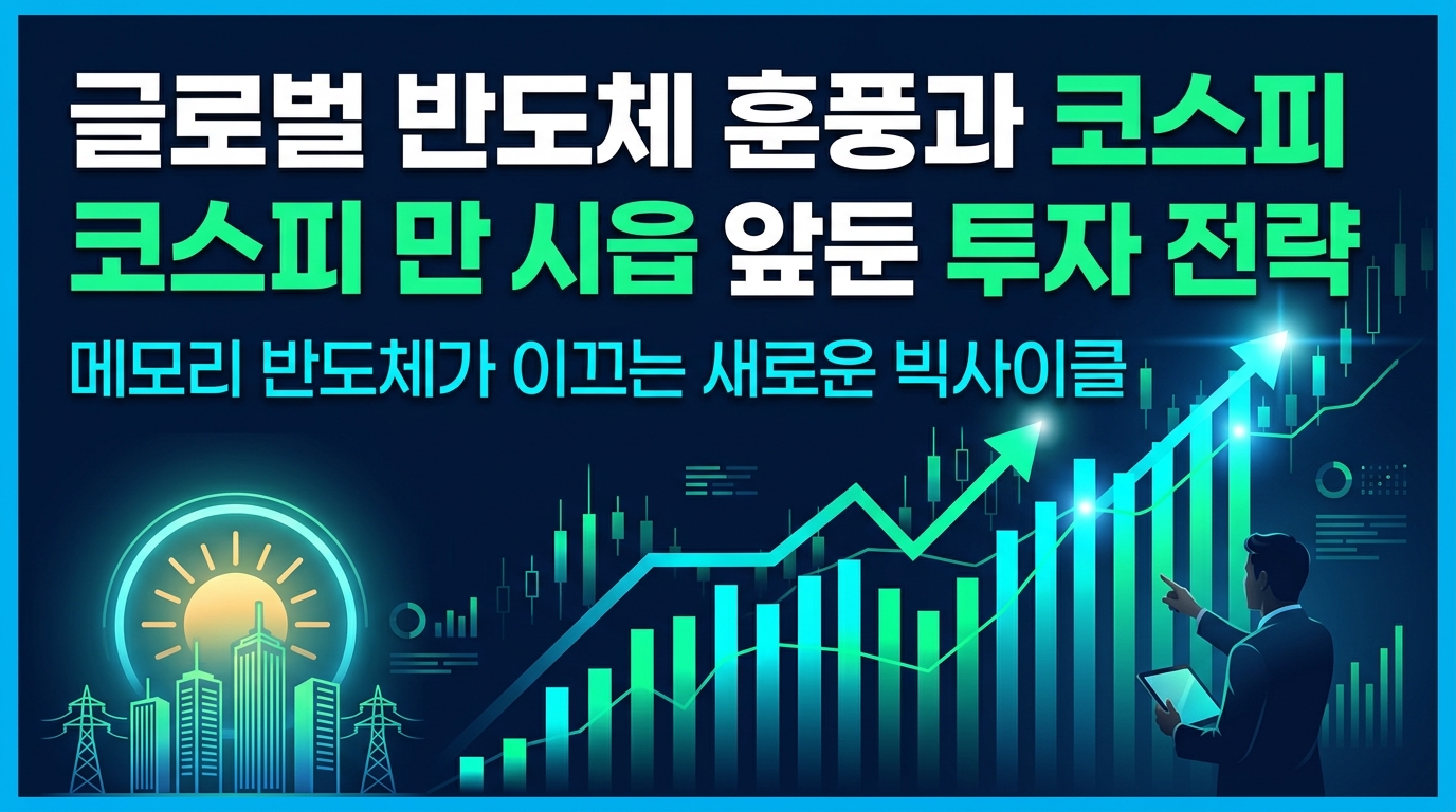 글로벌 반도체 훈풍과 코스피 1만 시대 진입을 앞둔 투자 전략