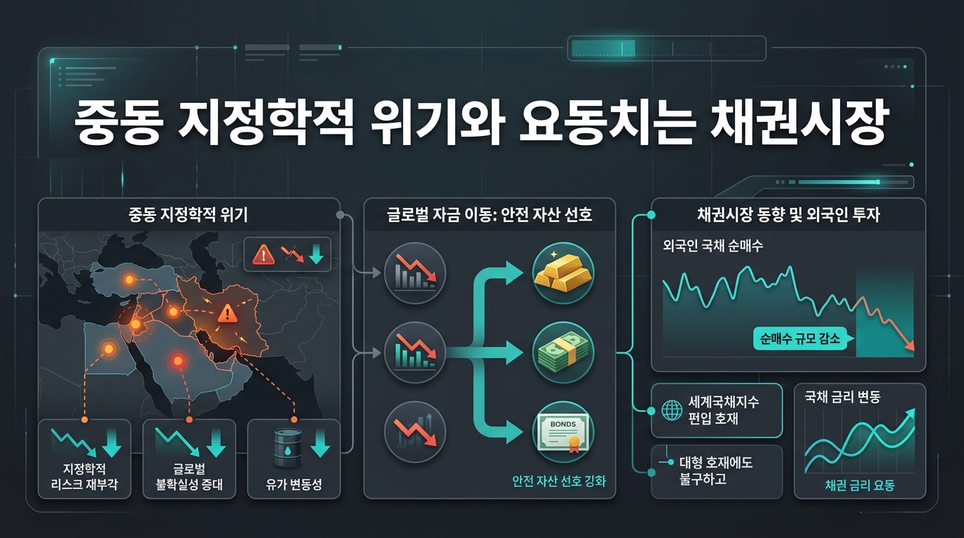 중동 지정학적 위기와 요동치는 채권시장