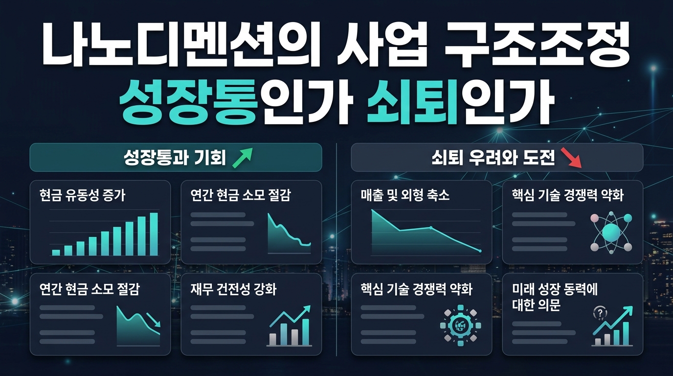 나노디멘션의 사업 구조조정, 성장통인가 쇠퇴인가