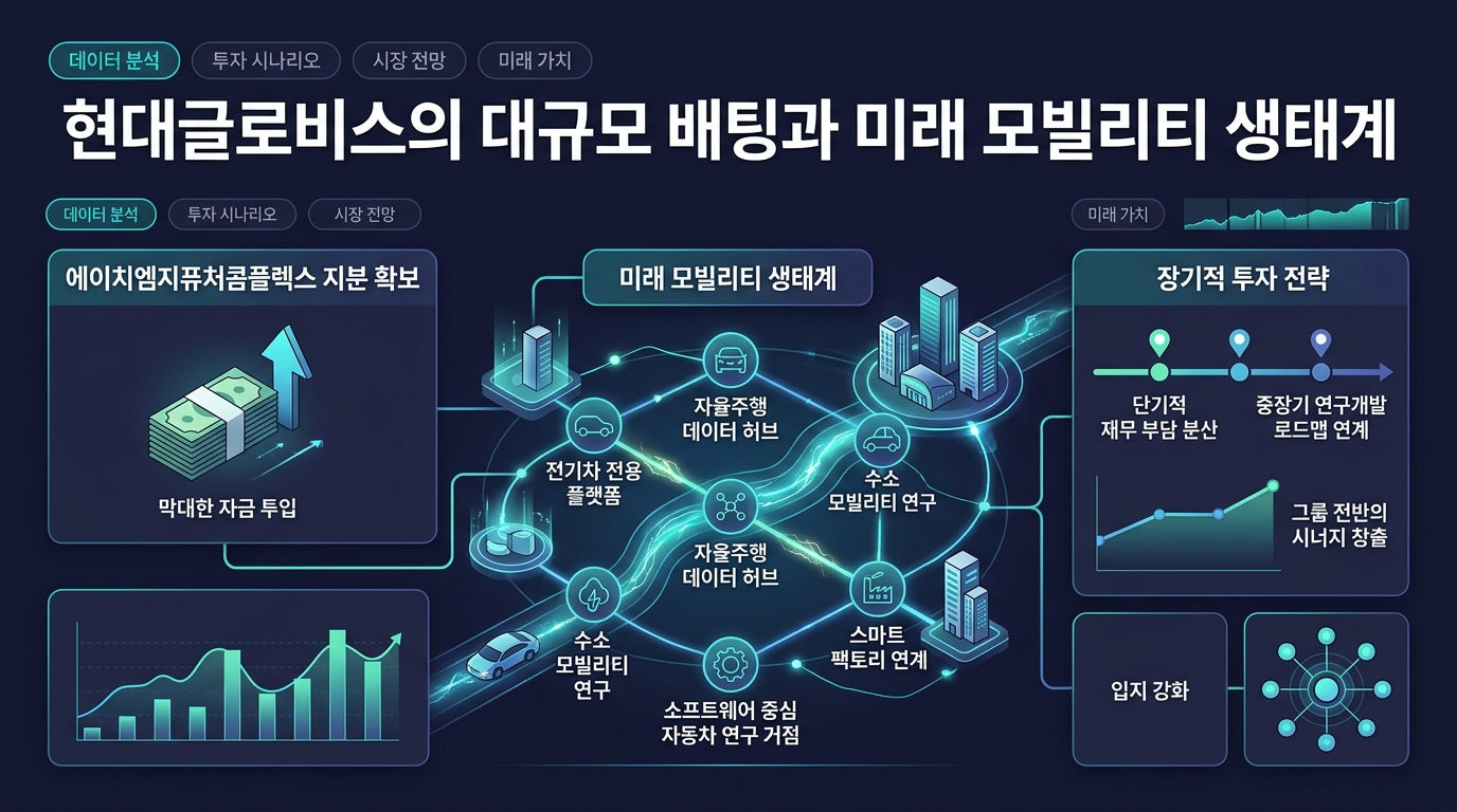현대글로비스의 대규모 배팅과 미래 모빌리티 생태계
