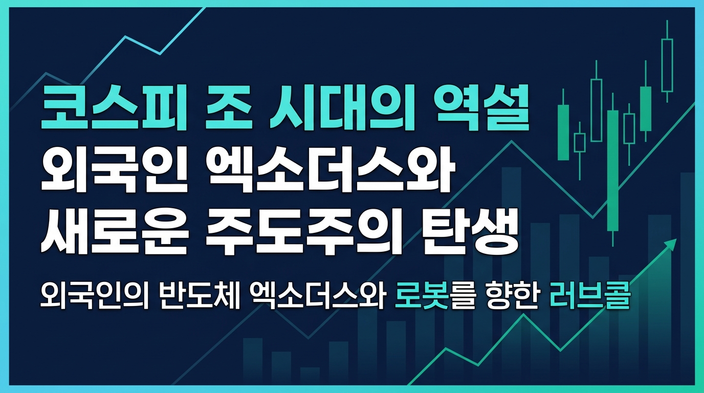 코스피 40조 시대의 역설, 외국인 엑소더스와 새로운 주도주의 탄생