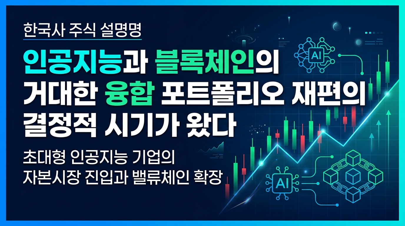 인공지능과 블록체인의 거대한 융합, 포트폴리오 재편의 결정적 시기가 왔다