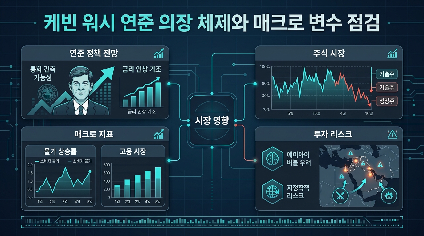 케빈 워시 연준 의장 체제와 매크로 변수 점검