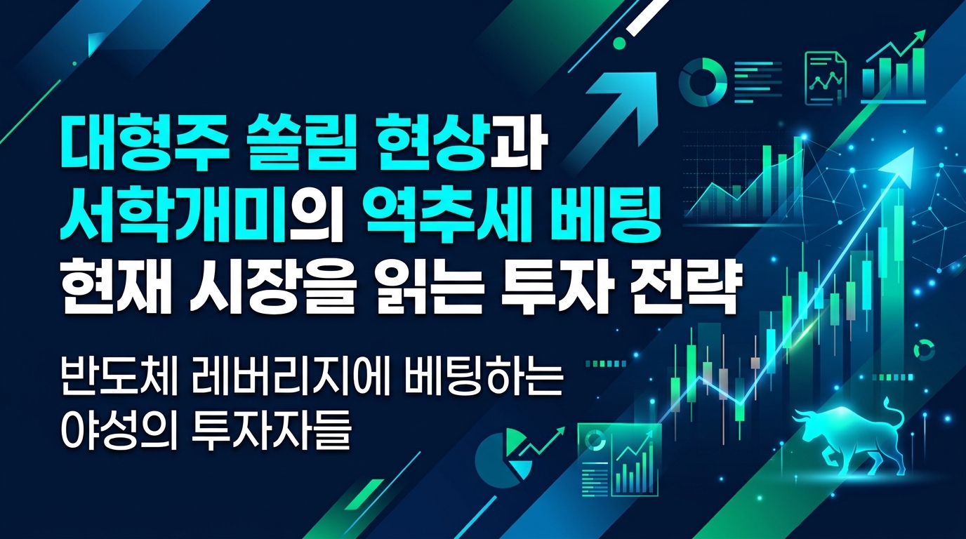 대형주 쏠림 현상과 서학개미의 역추세 베팅, 현재 시장을 읽는 투자 전략