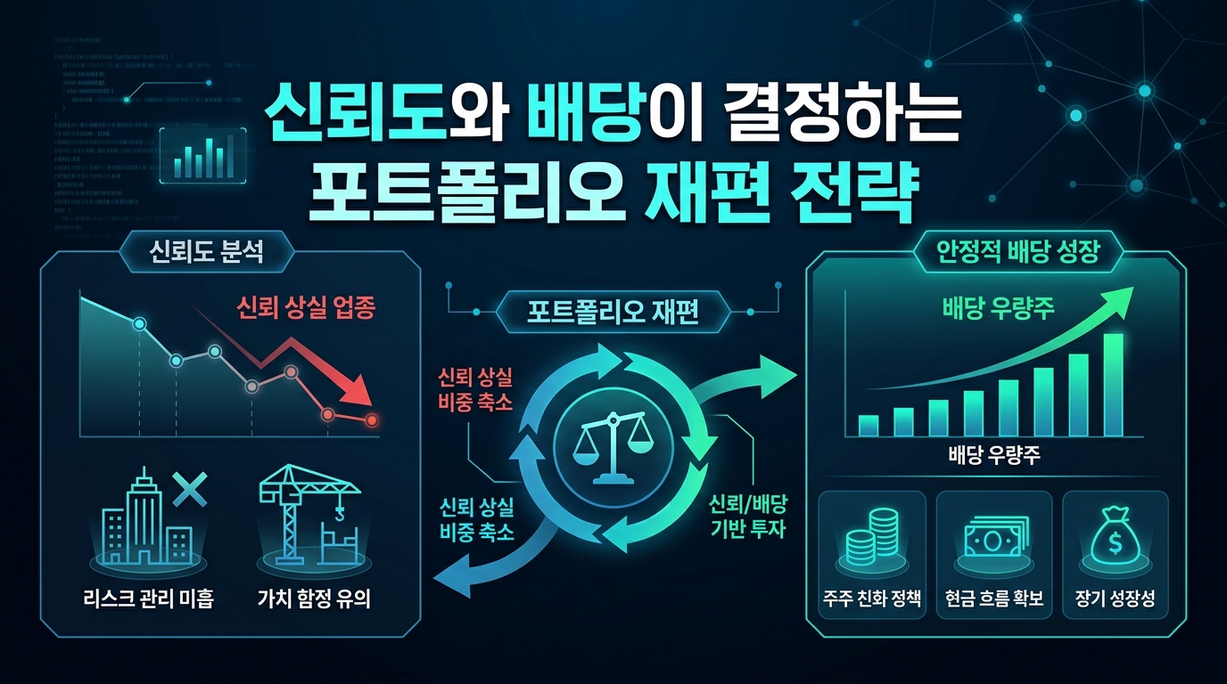 신뢰도와 배당이 결정하는 포트폴리오 재편 전략
