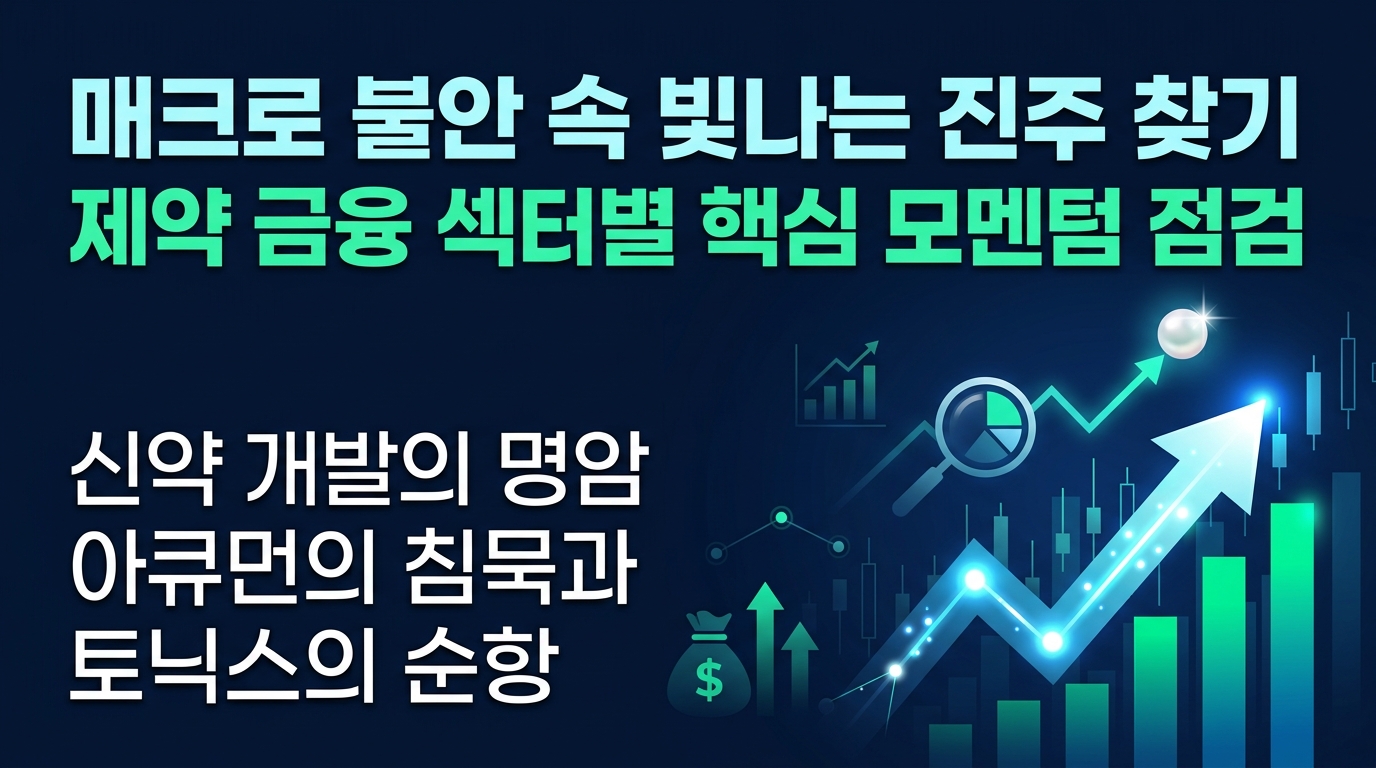 매크로 불안 속 빛나는 진주 찾기: 제약·IT·금융 섹터별 핵심 모멘텀 점검