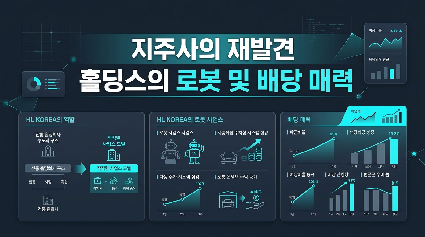 지주사의 재발견, HL홀딩스의 로봇 및 배당 매력
