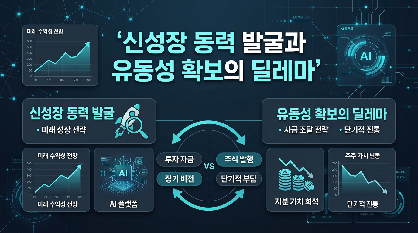 신성장 동력 발굴과 유동성 확보의 딜레마