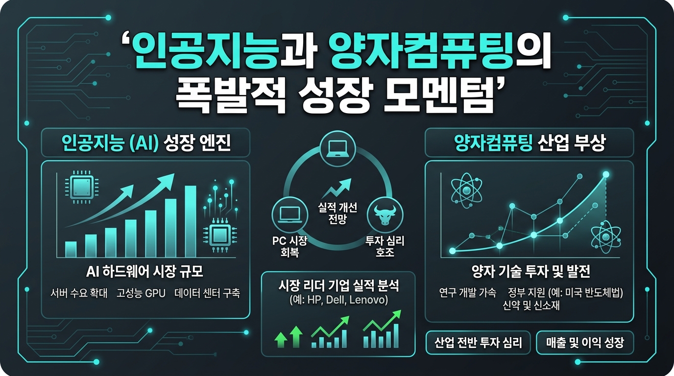 인공지능과 양자컴퓨팅의 폭발적 성장 모멘텀