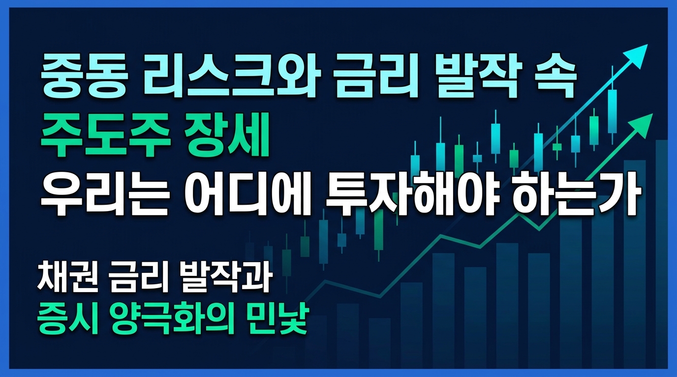 중동 리스크와 금리 발작 속 주도주 장세, 우리는 어디에 투자해야 하는가