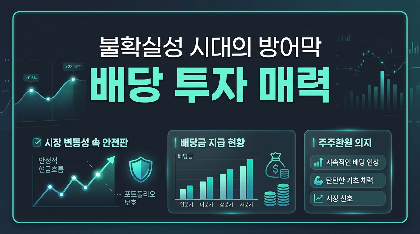 불확실성 시대의 방어막 배당 투자 매력