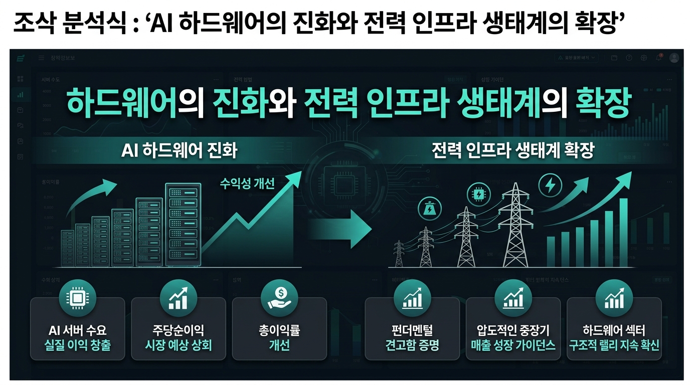 AI 하드웨어의 진화와 전력 인프라 생태계의 확장
