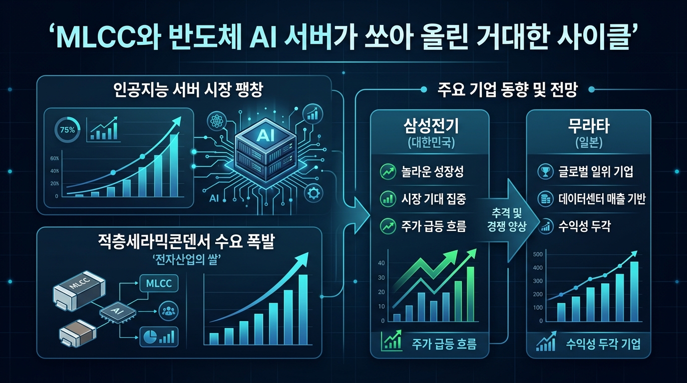 MLCC와 반도체, AI 서버가 쏘아 올린 거대한 사이클
