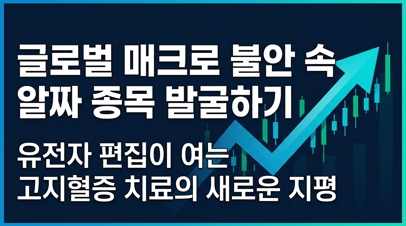 글로벌 매크로 불안 속 알짜 종목 발굴하기