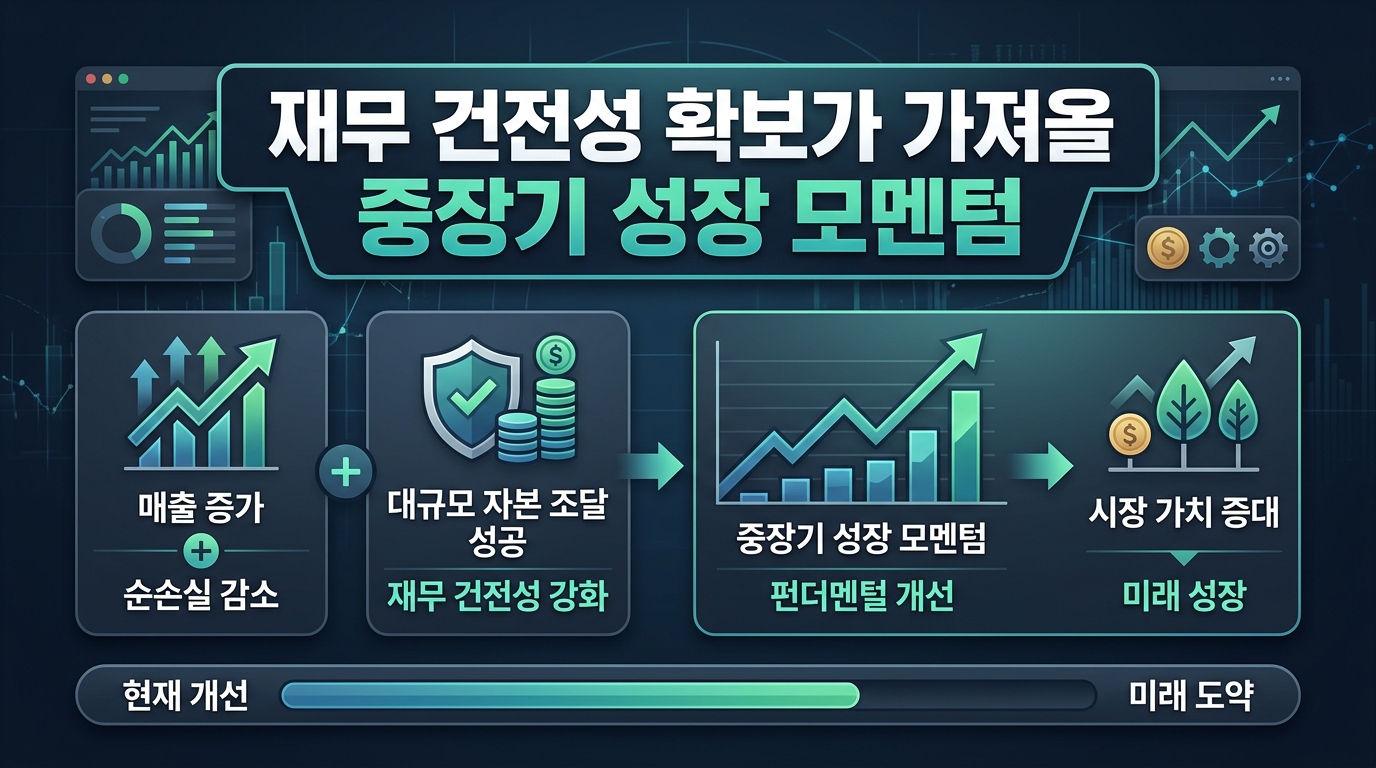 재무 건전성 확보가 가져올 중장기 성장 모멘텀