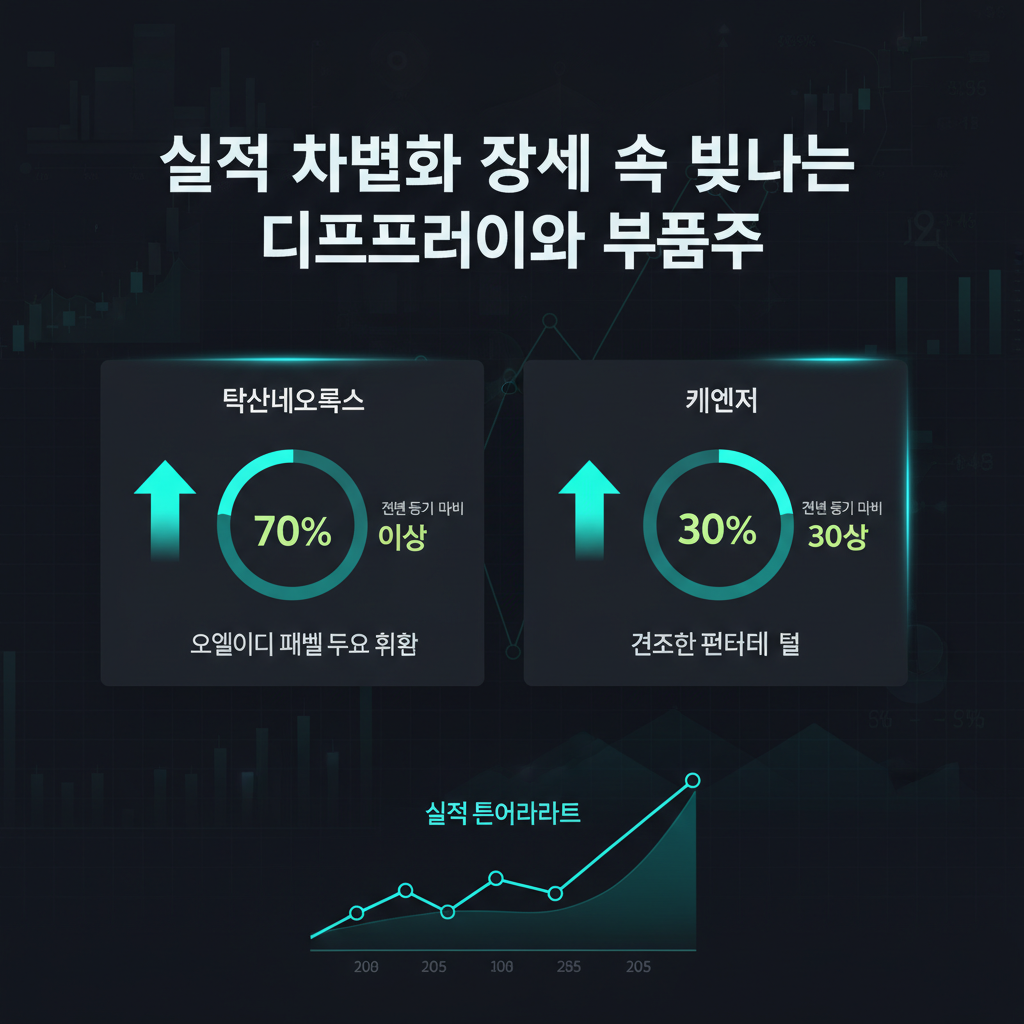 실적 차별화 장세 속 빛나는 디스플레이와 부품주