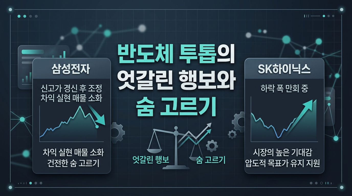 반도체 투톱의 엇갈린 행보와 숨 고르기