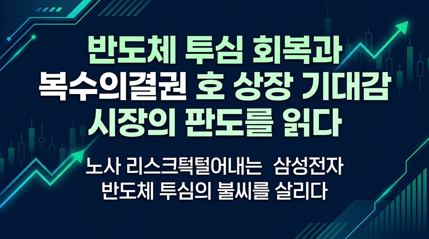 반도체 투심 회복과 복수의결권 1호 상장 기대감 시장의 판도를 읽다