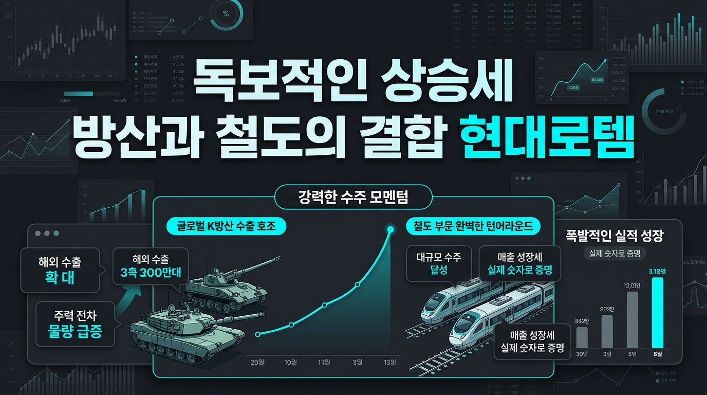 독보적인 상승세, 방산과 철도의 결합 현대로템