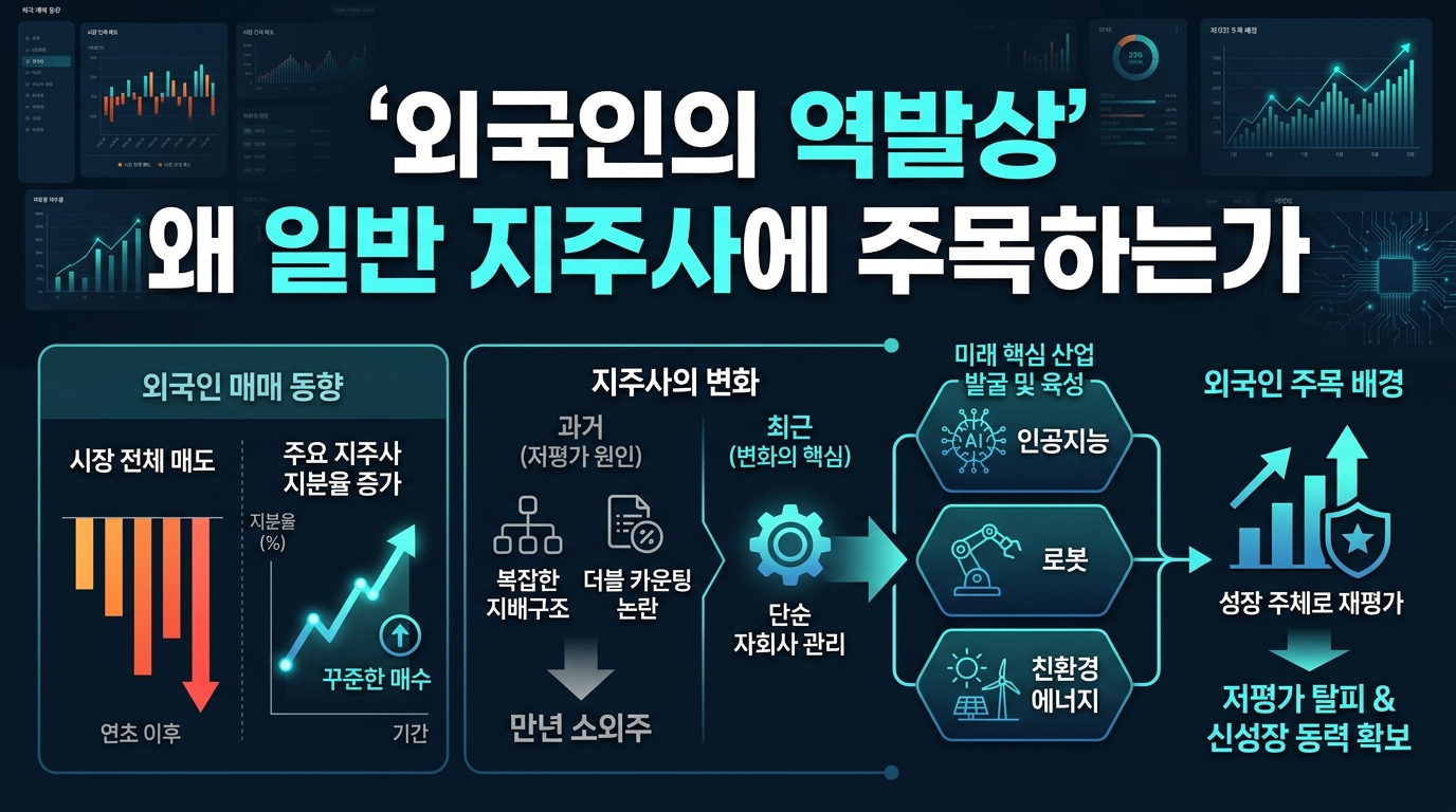 외국인의 역발상, 왜 일반 지주사에 주목하는가