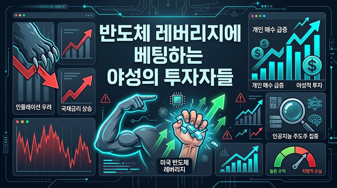 반도체 레버리지에 베팅하는 야성의 투자자들