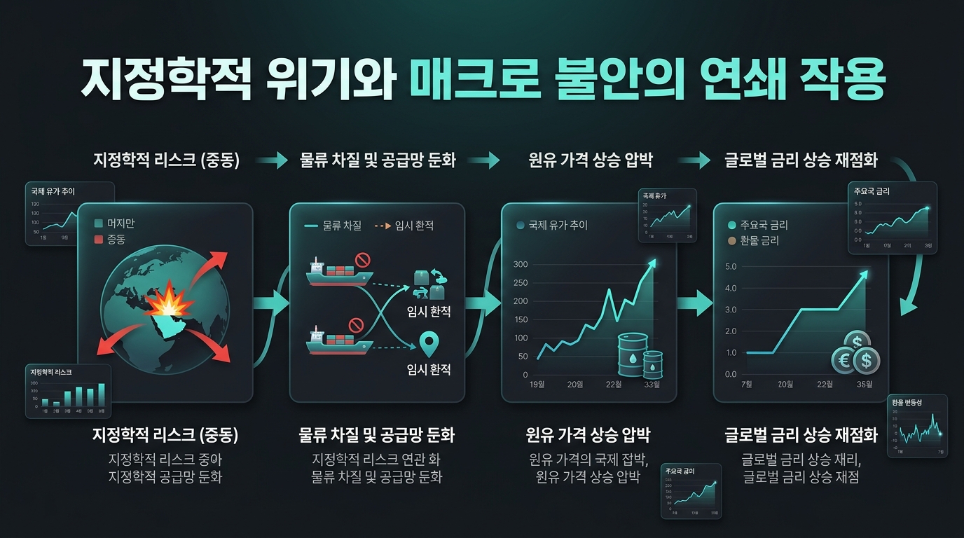 지정학적 위기와 매크로 불안의 연쇄 작용