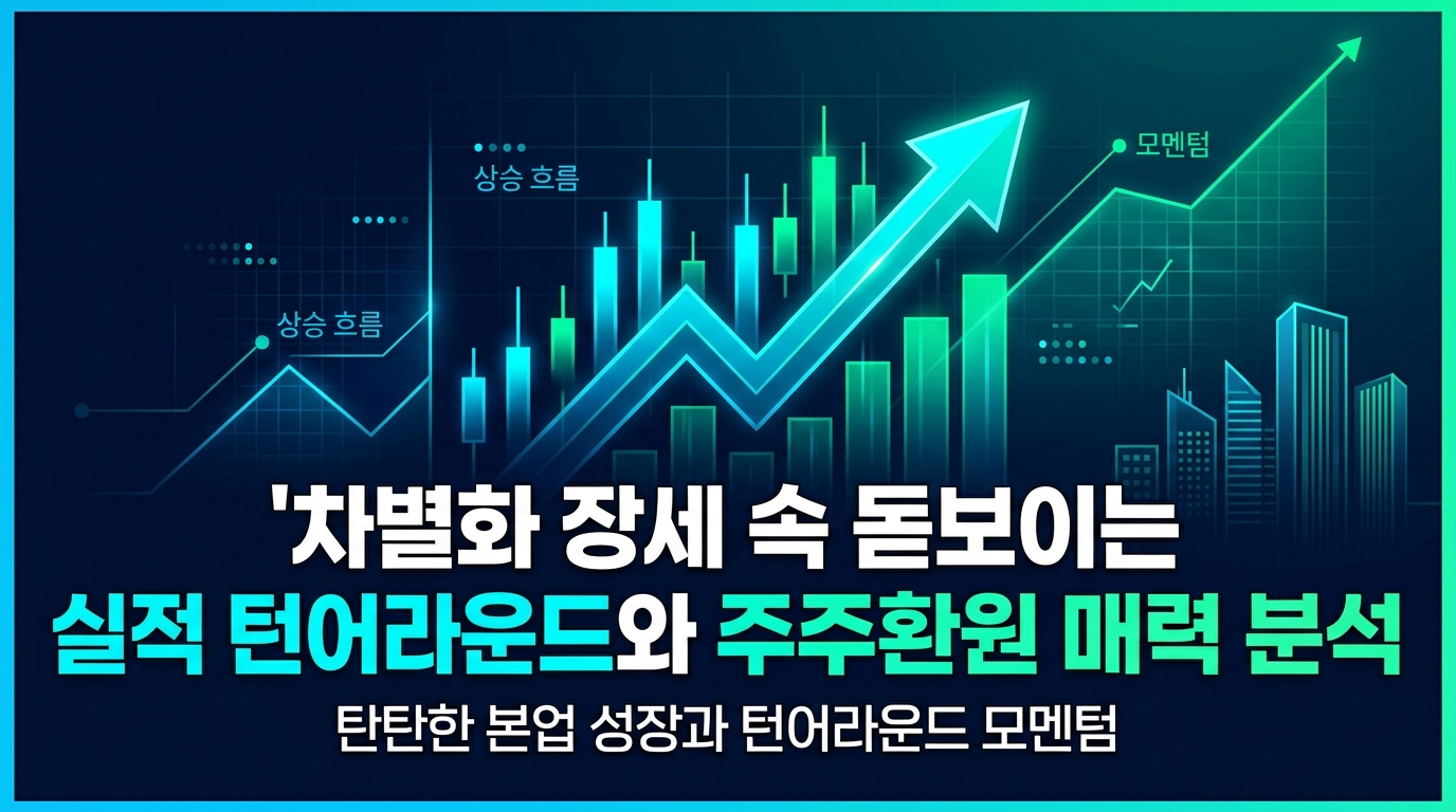 차별화 장세 속 돋보이는 실적 턴어라운드와 주주환원 매력 분석