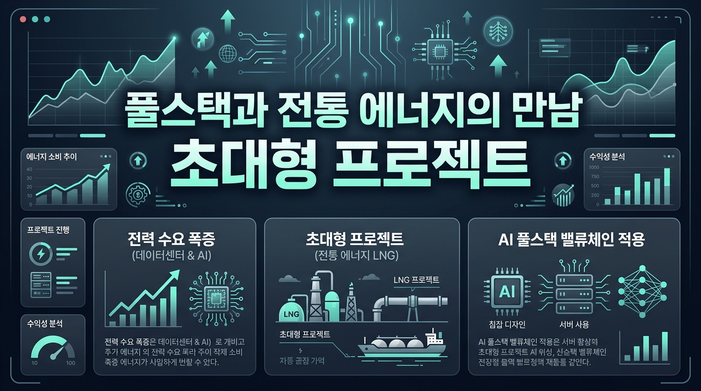 AI 풀스택과 전통 에너지의 만남, 초대형 LNG 프로젝트