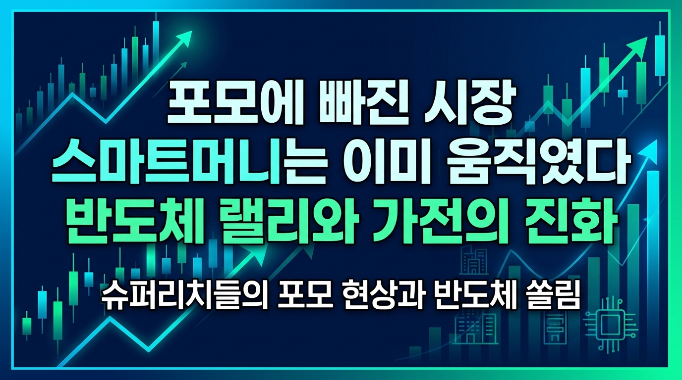 포모에 빠진 시장, 스마트머니는 이미 움직였다: 반도체 랠리와 가전의 진화