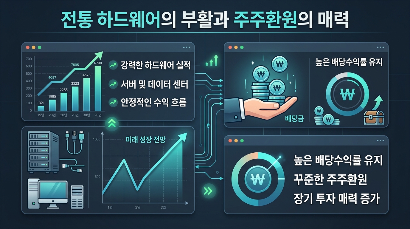 전통 IT 하드웨어의 부활과 주주환원의 매력