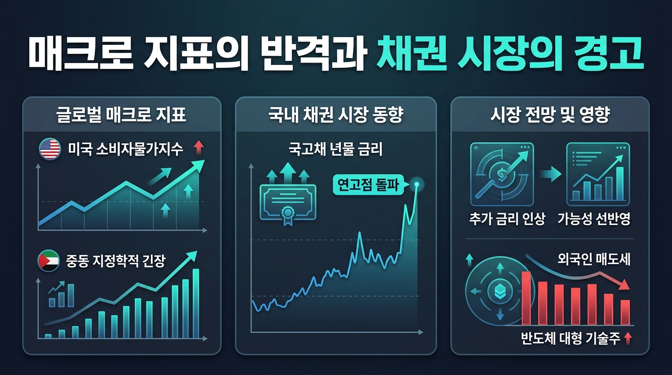 매크로 지표의 반격과 채권 시장의 경고