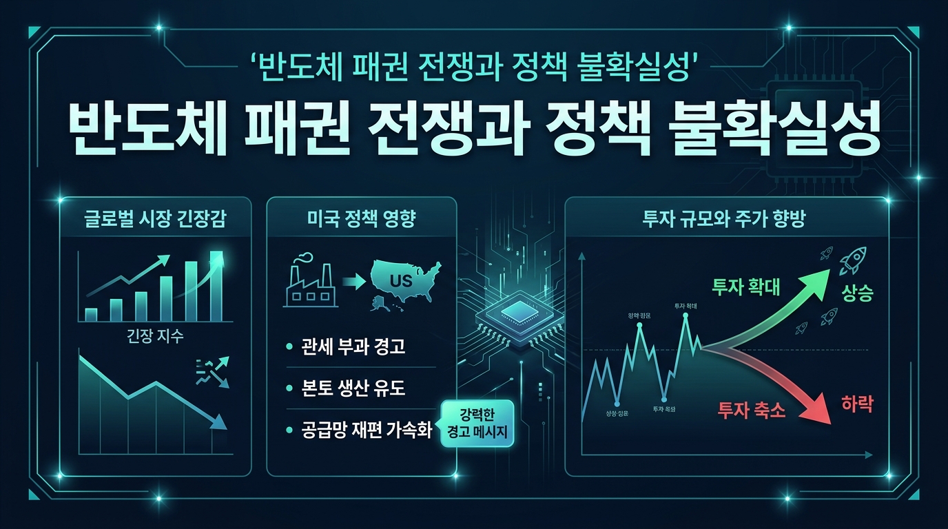 반도체 패권 전쟁과 정책 불확실성