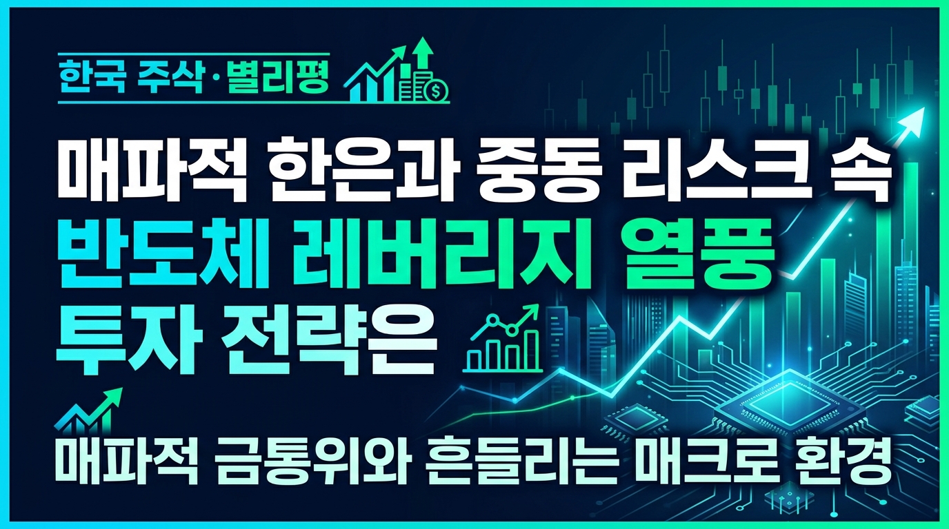 매파적 한은과 중동 리스크 속 반도체 레버리지 열풍, 투자 전략은?
