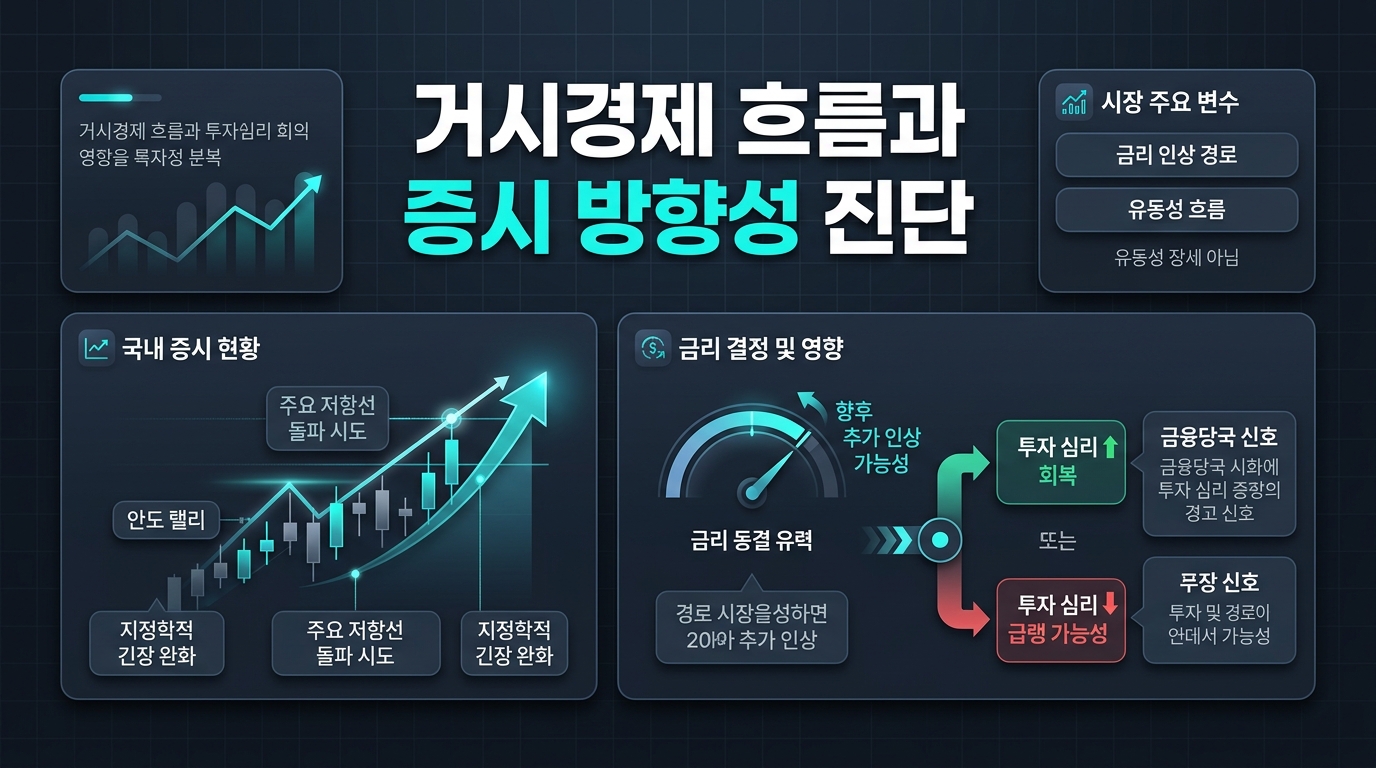 거시경제 흐름과 증시 방향성 진단